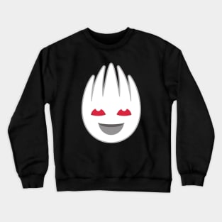 Cute Little Ghost Smiling Face Crewneck Sweatshirt